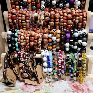 Colorful Beaded Bracelet Set